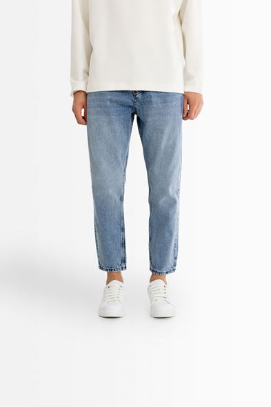 York Mavi Boyfriend Denim Pantolon