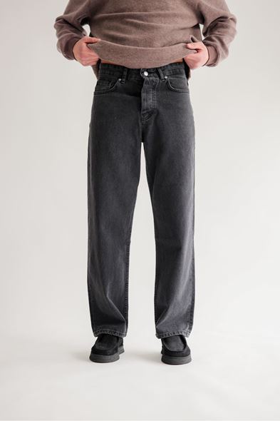 Horten Füme Baggy Denim Pantolon