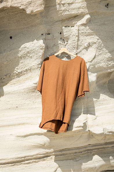 Rio  Acı Kahve Oversize Tshirt  