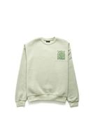 Bratsk Yeşil Etnik Baskılı Sweatshirt